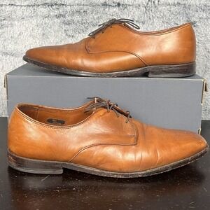 Allen Edmonds Shoes Mens Size 11 D Brown Flatiron Oxford Dress Leather Made USA
